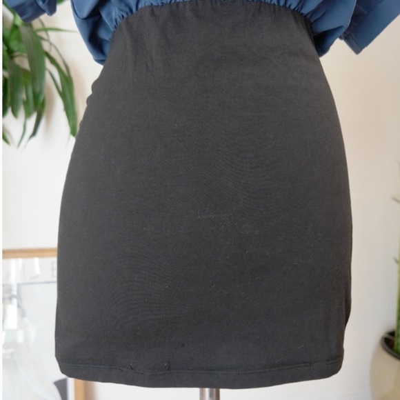 UO Silence & Noise Blue Black Dress - Picture 5 of 8